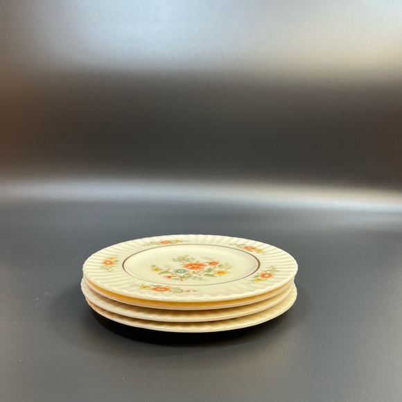 LENOX Temple Blossom Bread Plate Set of Four - Picture 1 of 8